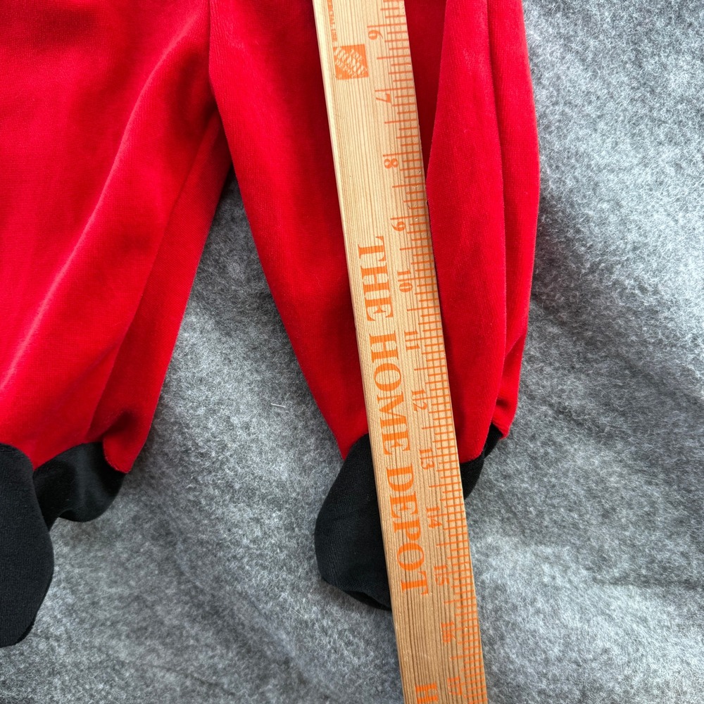 Carter's Santa Costume Set Kids 6-9M VTG Red Velour Faux Fur Holiday Outfit - Picture 14 of 15